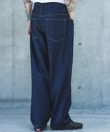 【予約商品】10oz NATURAL SLUB DENIM / WIDE STRIGHT PANTS /M263103