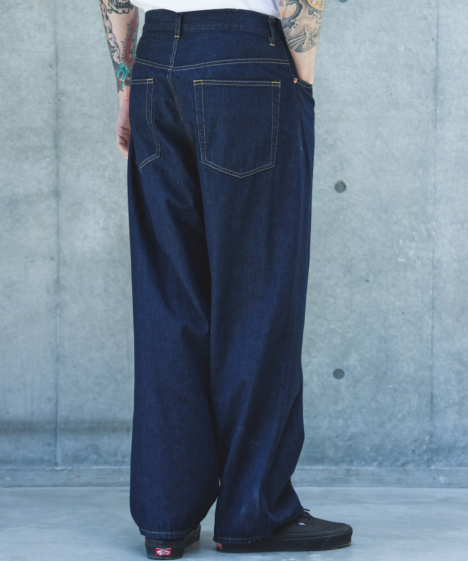 【予約商品】10oz NATURAL SLUB DENIM / WIDE STRIGHT PANTS /M263103