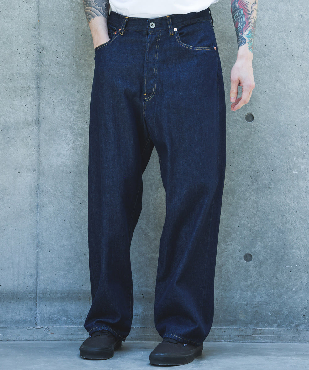 【予約商品】10oz NATURAL SLUB DENIM / WIDE STRIGHT PANTS /M263103