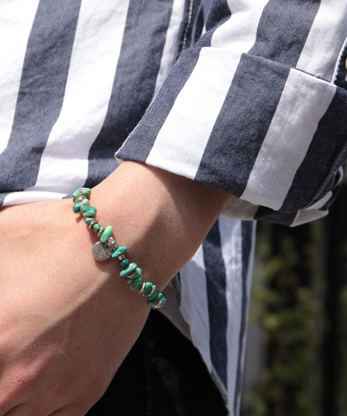 Tumble Turquoise Bracelet -single-