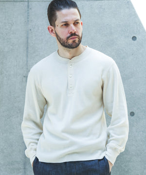 【予約商品】JAPAN HERITAGE HONEYCOMB / HENLEY NECK JERSEY /M263122