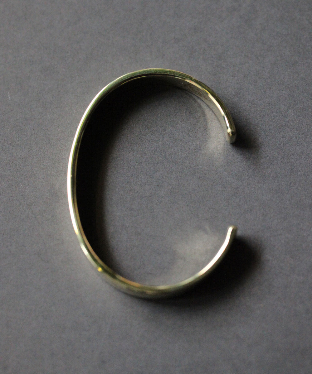 Flat Brass Diamond Bangle / HYJK-307