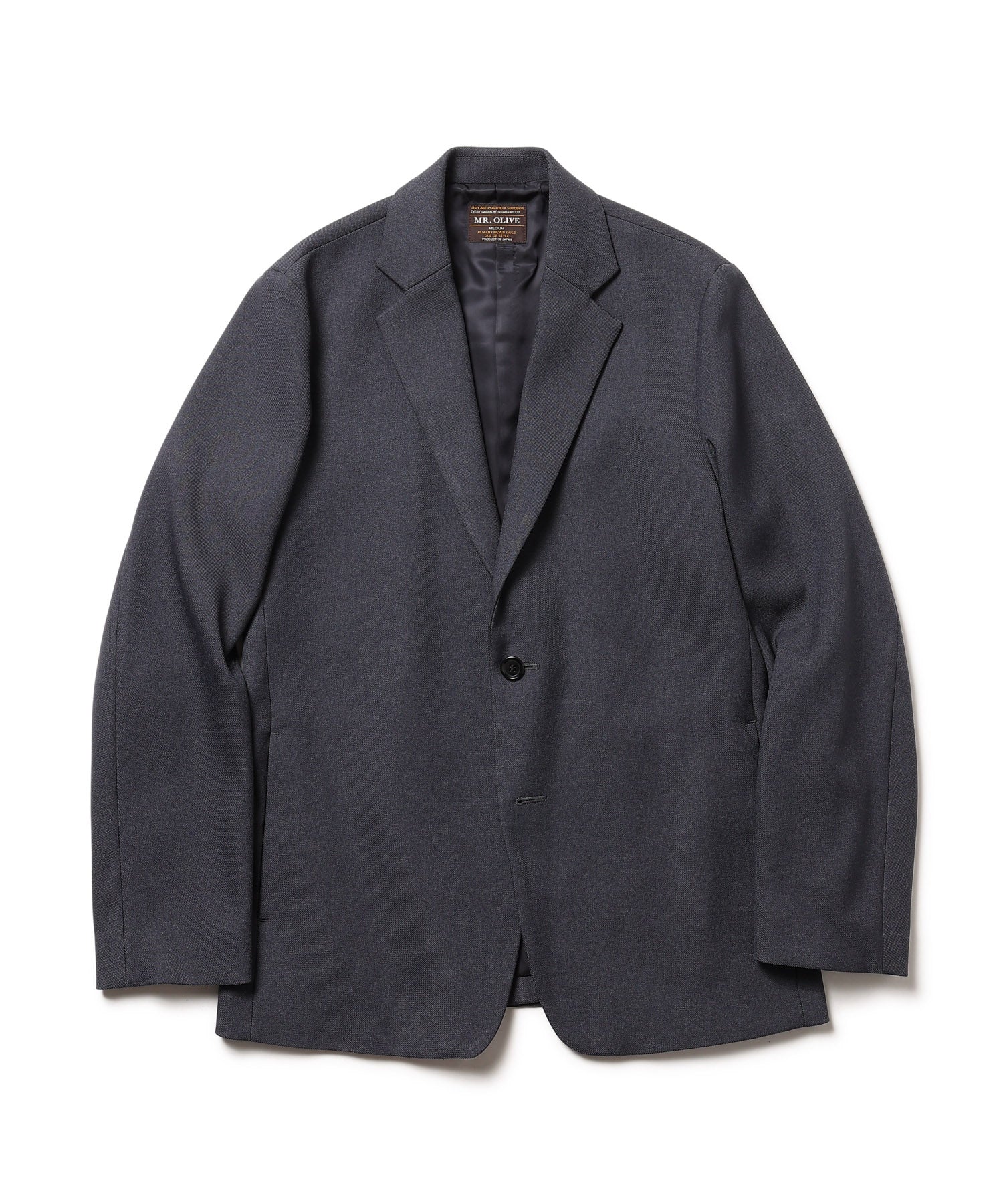 【ゆい】【新品未使用】MR.OLIVE RETORO POLYESTER MR.OLIVE / RETRO POLYESTER TWILL / MINIMUM JACKET – MR.OLIVE