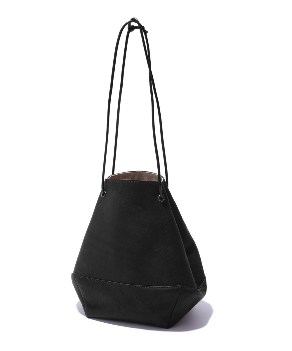 IMPERMA-LEATHER / 2WAY DRAWSTRING POUCH / ME697