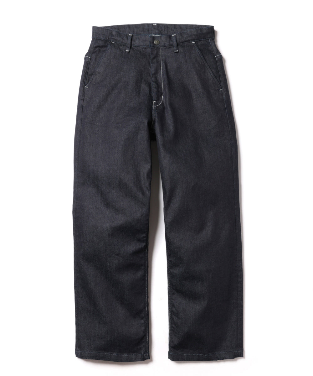 SUPER STRETCH DENIM / ONE WASH WIDE STRAIGHT PANTS / M233106