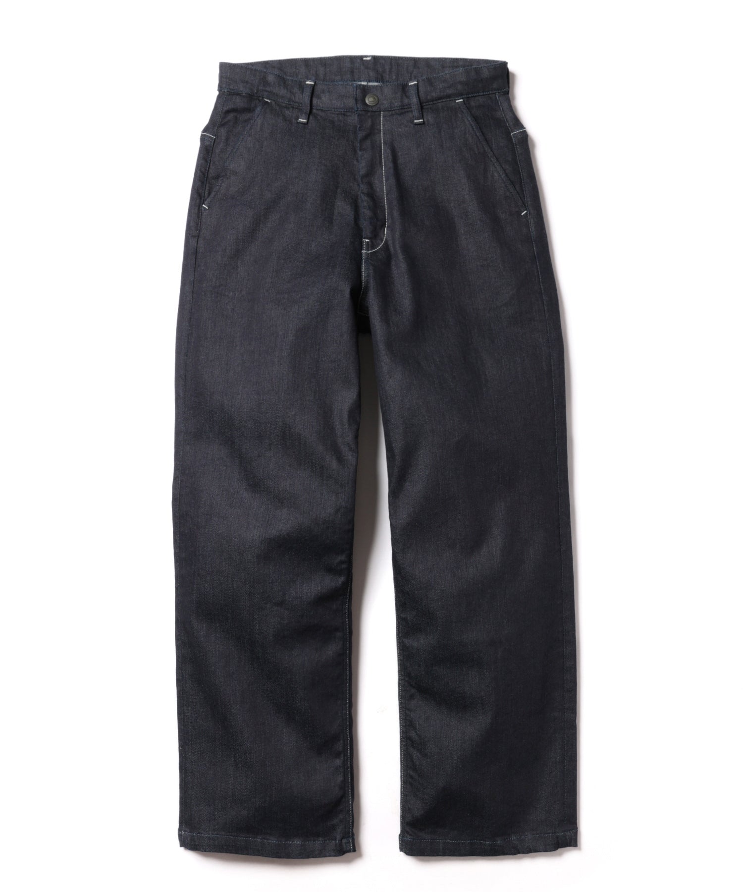 SUPER STRETCH DENIM / ONE WASH WIDE STRAIGHT PANTS / M233106