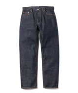 15oz OLD SELVAGE DENIM / WASHED RELAX TAPERED JEANS / M233127
