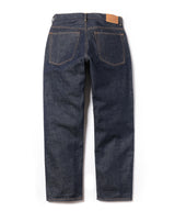 15oz OLD SELVAGE DENIM / WASHED RELAX TAPERED JEANS / M233127