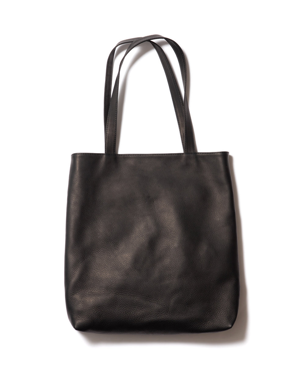 IMPERMA-LEATHER / GUSSET POCKET TOTE BAG / ME651