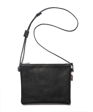 IMPERMA-LEATHER / ZIPPER SMALL SACOCHE / ME680