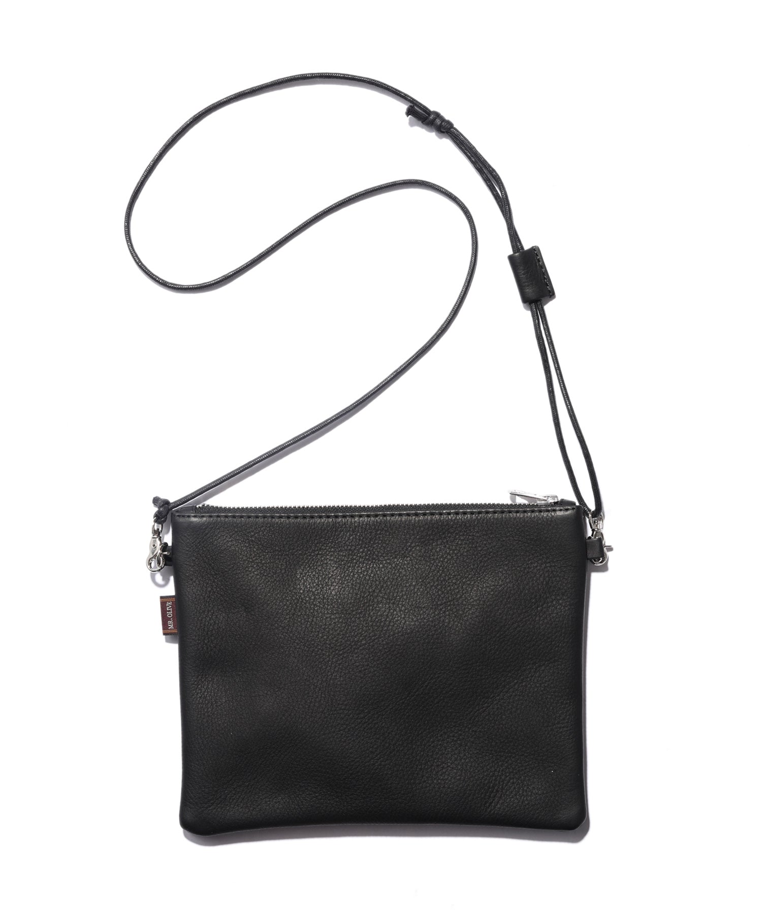 IMPERMA-LEATHER / ZIPPER SMALL SACOCHE / ME680