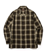【予約商品】OMBRE TENCEL CHECK / OPEN COLLAR SHIRT /M263108