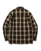 【予約商品】OMBRE TENCEL CHECK / OPEN COLLAR SHIRT /M263108