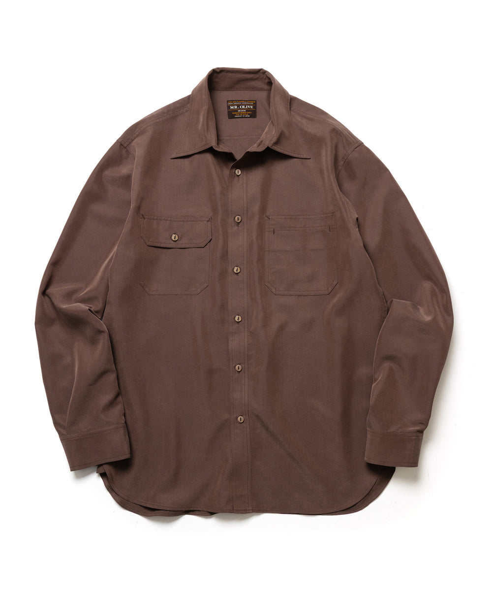 【予約商品】T/R POWDER CLOTH / SERVICEMAN SHIRT /M263106