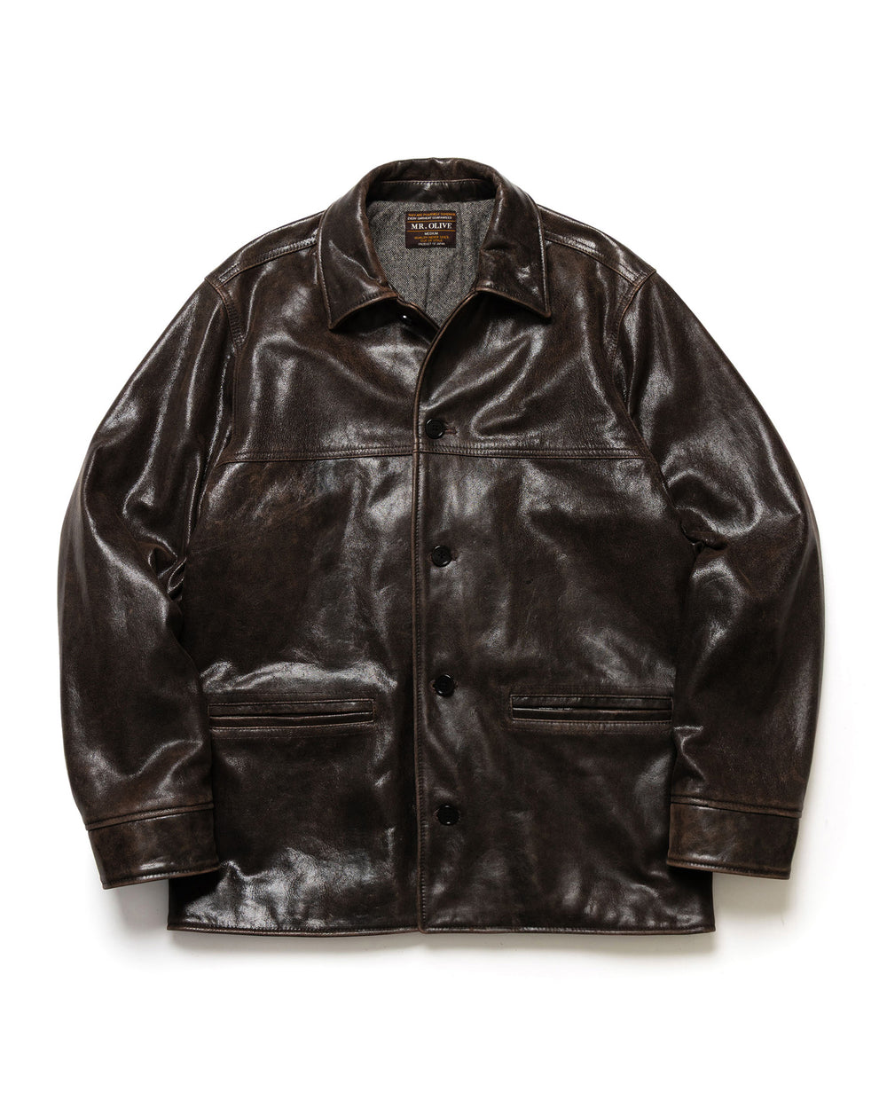 【予約商品】VINTAGE CRACK GOAT LEATHER / PATINA CAR COAT /M263115