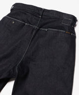 SUPER STRETCH DENIM / ONE WASH WIDE STRAIGHT PANTS / M233106