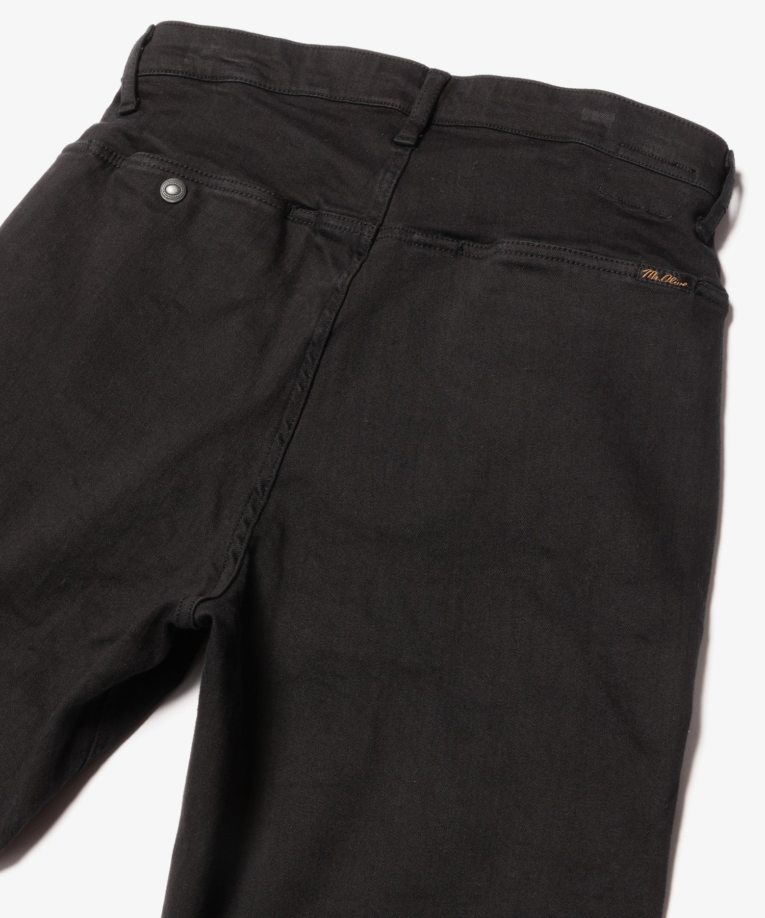 SUPER STRETCH DENIM / SILICON DYED WIDE STRAIGHT PANTS / M233107