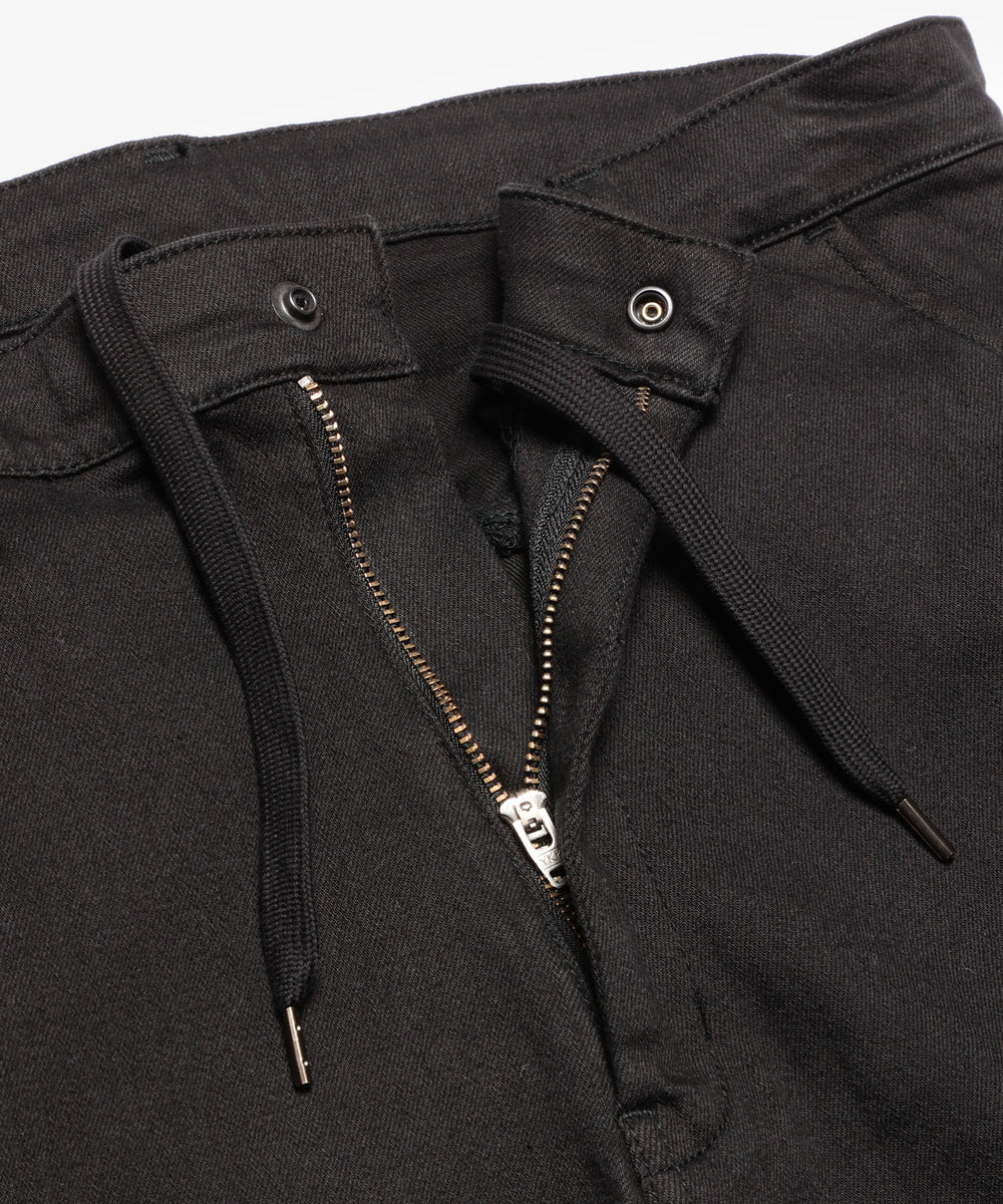 SUPER STRETCH DENIM / SILICON DYED WIDE STRAIGHT PANTS / M233107