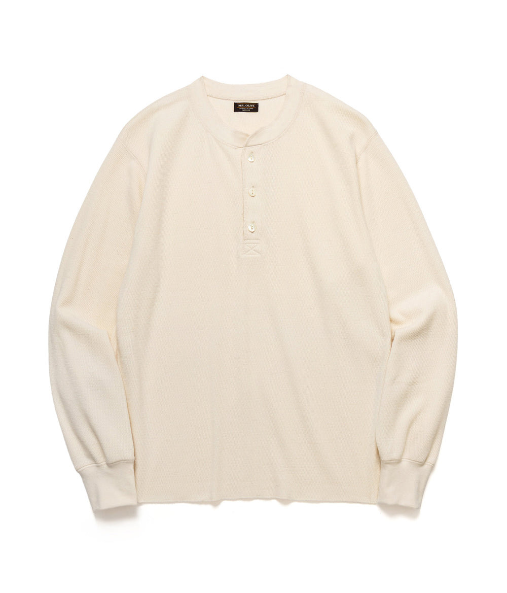 【予約商品】JAPAN HERITAGE HONEYCOMB / HENLEY NECK JERSEY /M263122