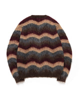 【予約商品】WAVE BORDER MOHAIR / HERITAGE CARDIGAN /M263123