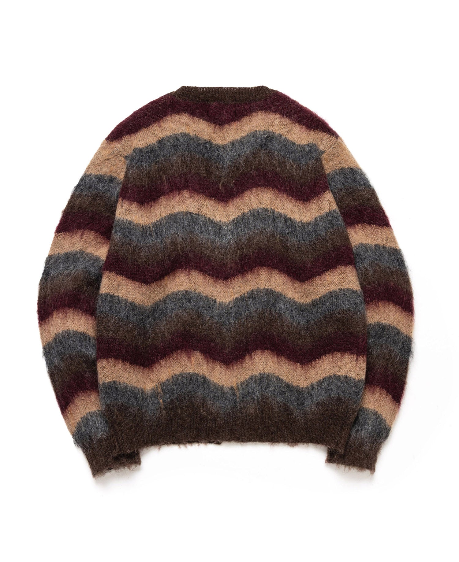 【予約商品】WAVE BORDER MOHAIR / HERITAGE CARDIGAN /M263123