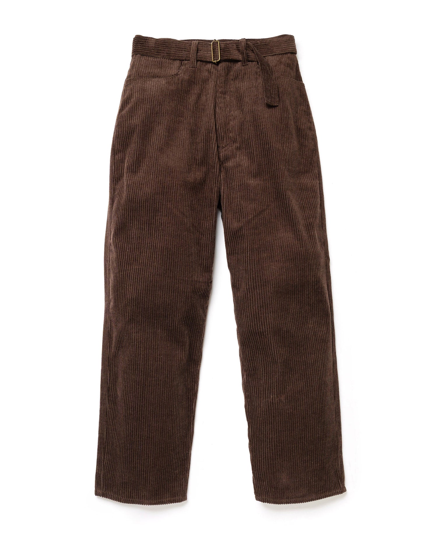 【予約商品】WIDE WALE CORDUROY / BELTED RELAX TAPERED PANTS /M263130
