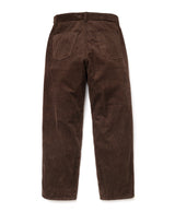 【予約商品】WIDE WALE CORDUROY / BELTED RELAX TAPERED PANTS /M263130