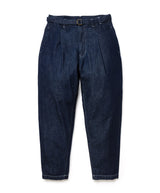 【予約商品】10oz NATURAL SLUB DENIM / BELTED WIDE TAPERD PANTS /M263104