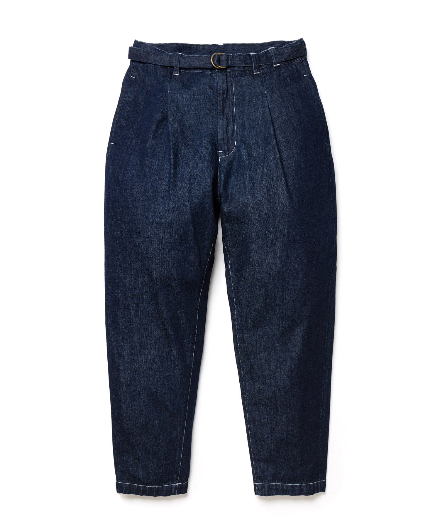 【予約商品】10oz NATURAL SLUB DENIM / BELTED WIDE TAPERD PANTS /M263104