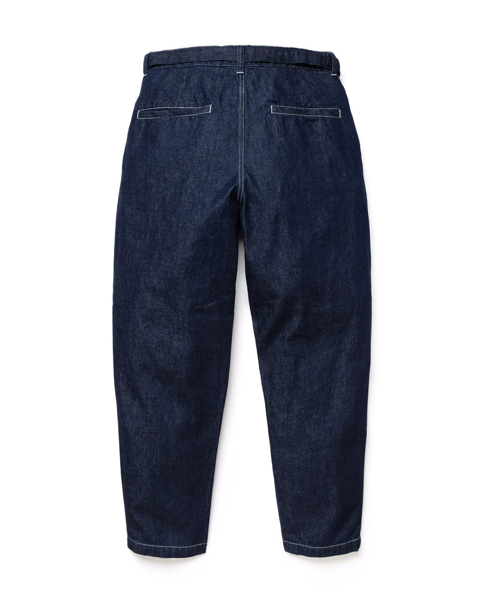 【予約商品】10oz NATURAL SLUB DENIM / BELTED WIDE TAPERD PANTS /M263104