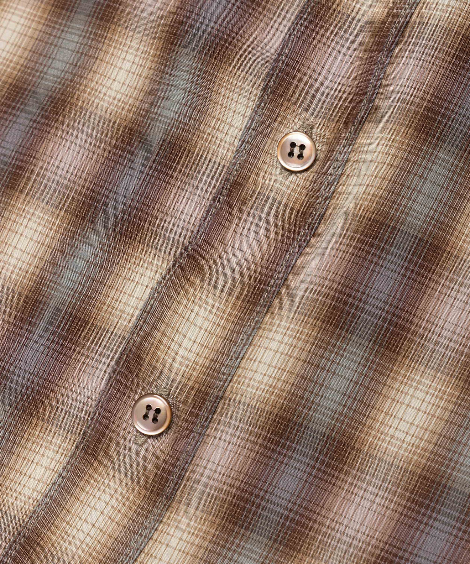 【予約商品】SILKY TENCEL CHECK / REGULAR COLLAR SHIRT /263107