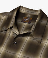 【予約商品】OMBRE TENCEL CHECK / OPEN COLLAR SHIRT /M263108