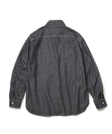 6oz DENIM / RINSE WASH SERVICEMAN SHIRT / M253104
