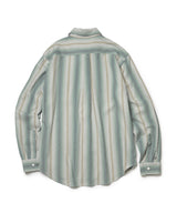 VINTAGE RAYON STRIPE / REGULAR COLLAR SHIRT / M253103