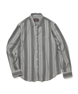 VINTAGE RAYON STRIPE / REGULAR COLLAR SHIRT / M253103