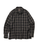 TENCEL CHECK / SQUARE REGULAR COLLAR SHIRT / M253102