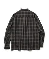 TENCEL CHECK / SQUARE REGULAR COLLAR SHIRT / M253102
