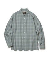 TENCEL CHECK / SQUARE REGULAR COLLAR SHIRT / M253102
