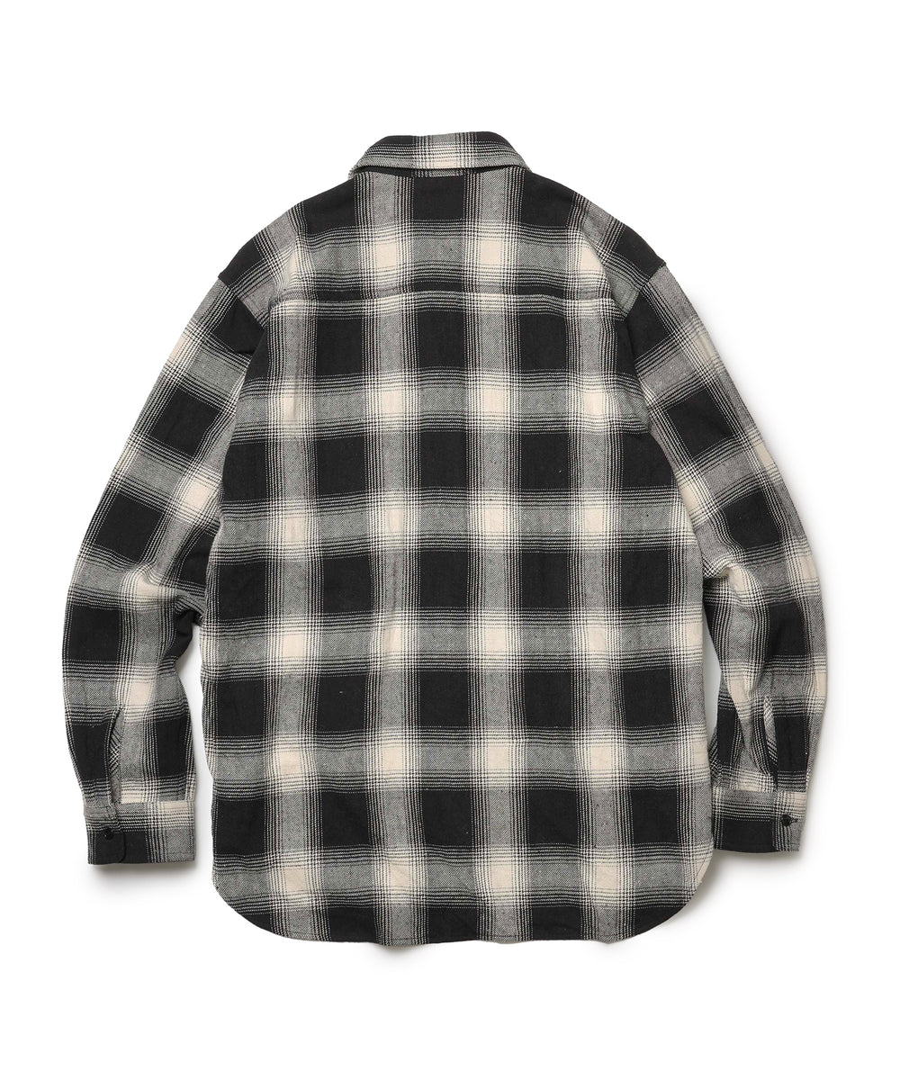 OMBRE CHECK NEL / WORK SHIRT / M253120