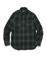 OMBRE CHECK NEL / WORK SHIRT / M253120