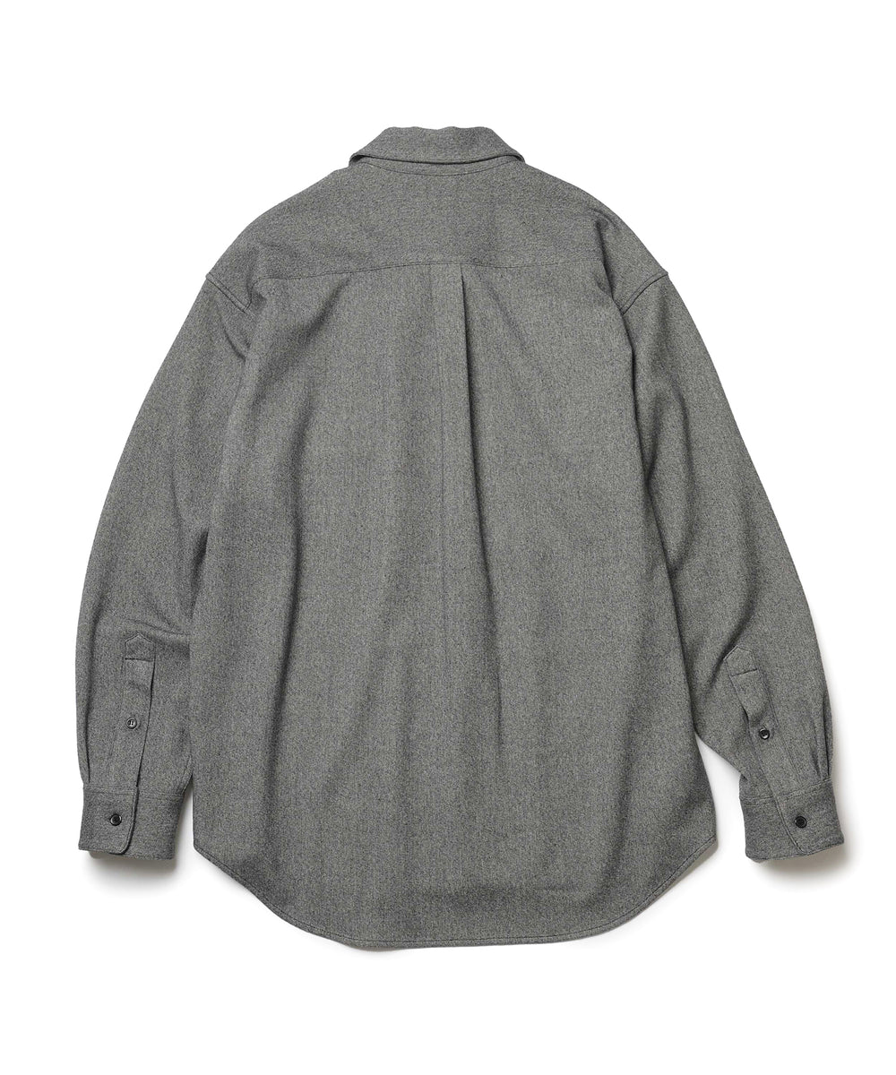 PEACHSKIN STRETCH GABARDINE / CPO SHIRT / M253118