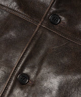 【予約商品】VINTAGE CRACK GOAT LEATHER / PATINA CAR COAT /M263115