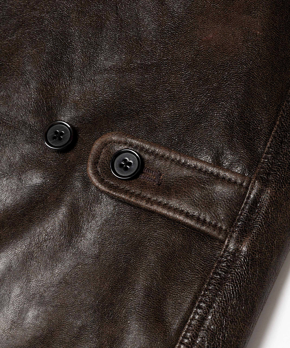 【予約商品】VINTAGE CRACK GOAT LEATHER / PATINA CAR COAT /M263115