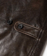 【予約商品】VINTAGE CRACK GOAT LEATHER / PATINA CAR COAT /M263115