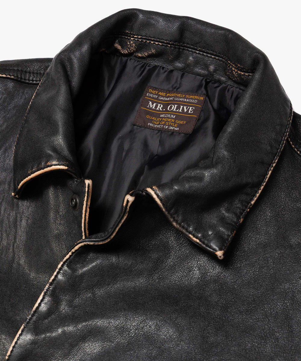 【予約商品】VINTAGE CRAFT SHEEP LEATHER / AGED AWARD JACKET /M263116