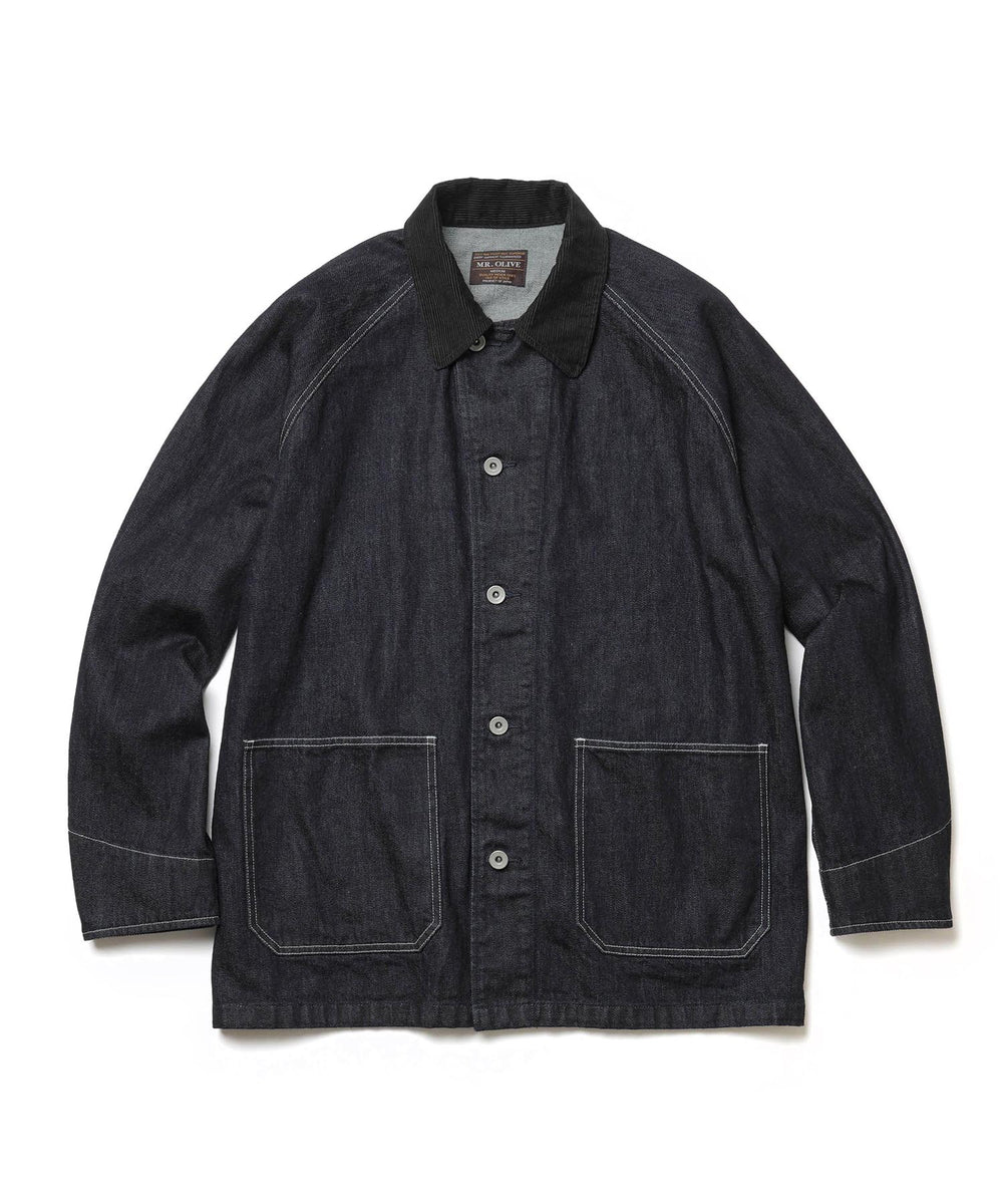 RINSE WASH 12oz CRUNCH DEINIM / 5-BUTTON COVERALL / M253114