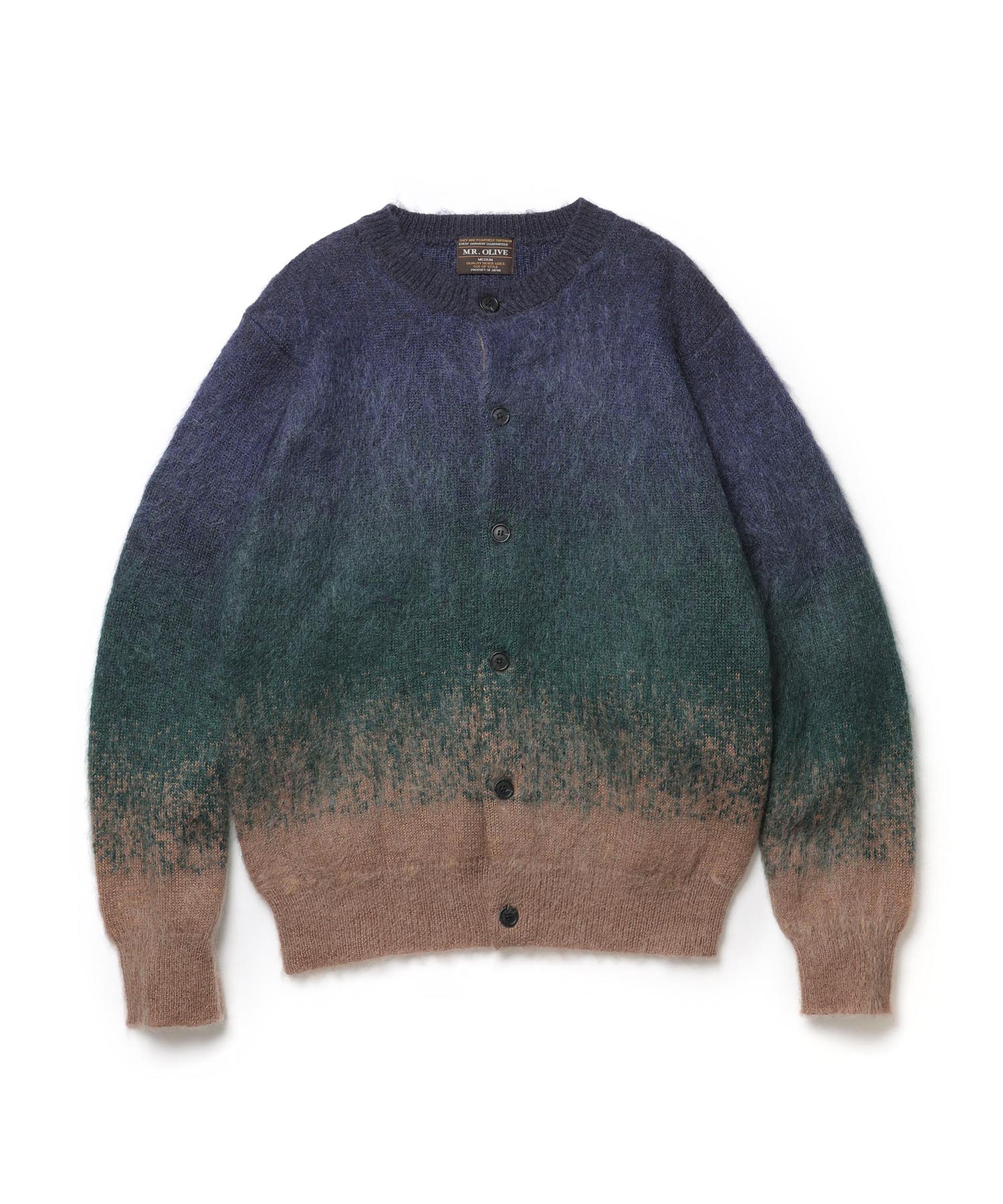 GRADATION MOHAIR KNIT / 6-BUTTON CARDIGAN / M253139