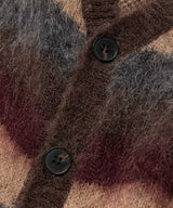 【予約商品】WAVE BORDER MOHAIR / HERITAGE CARDIGAN /M263123