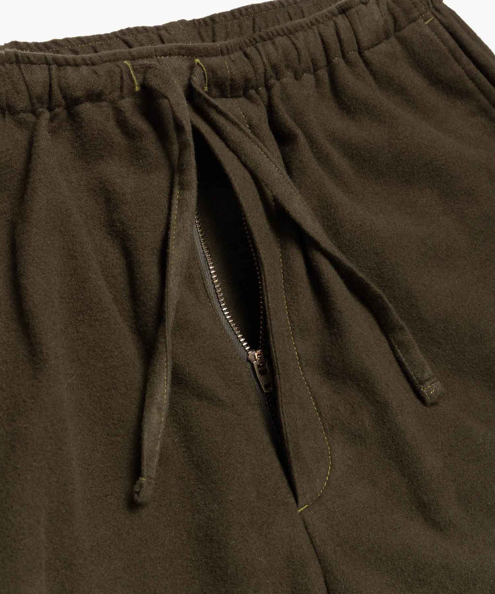 【予約商品】AIRY BRUSHED SATIN / DRAWSTRING TAPERED PANTS /M263129