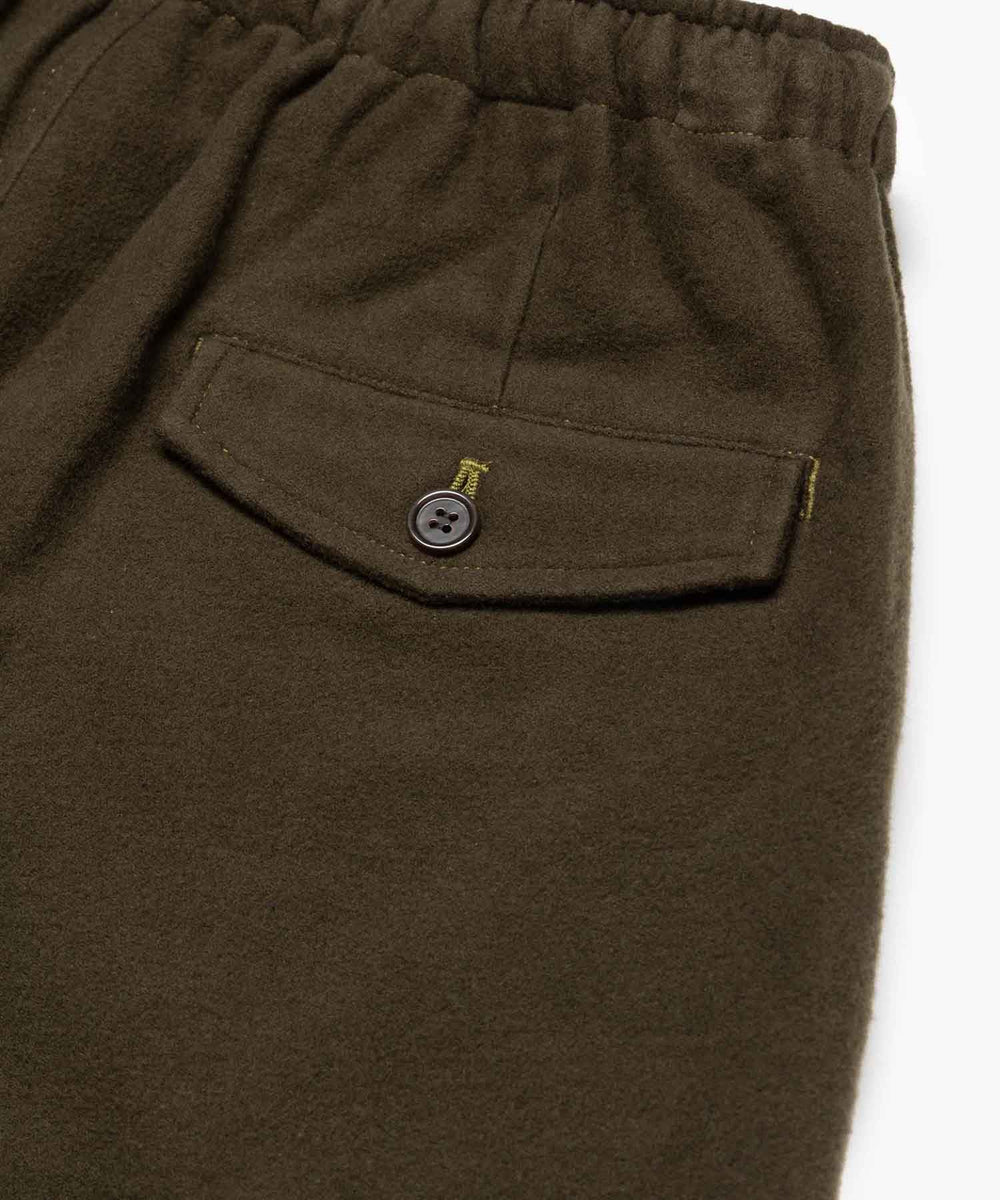 【予約商品】AIRY BRUSHED SATIN / DRAWSTRING TAPERED PANTS /M263129
